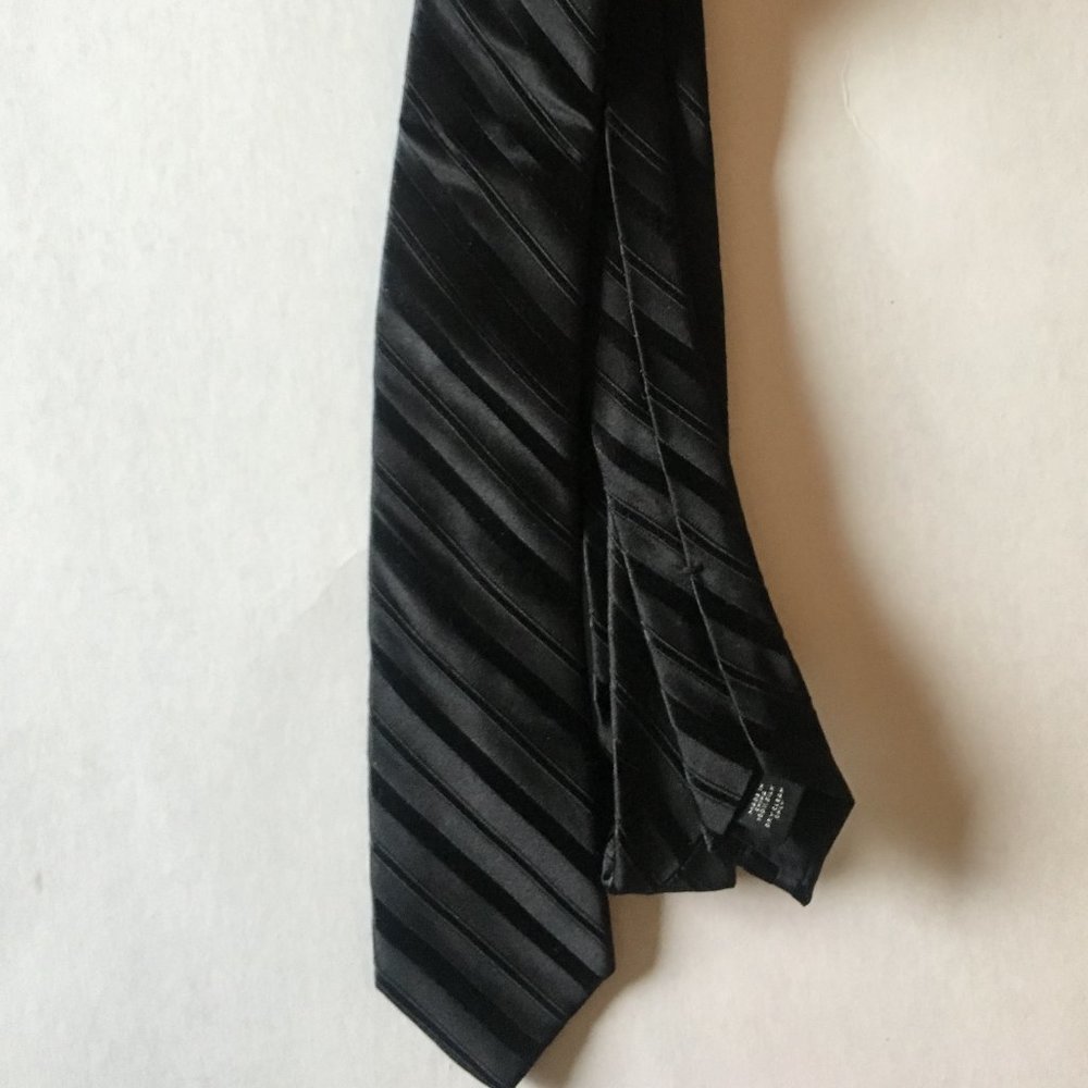 Express Black Tie 100% Silk